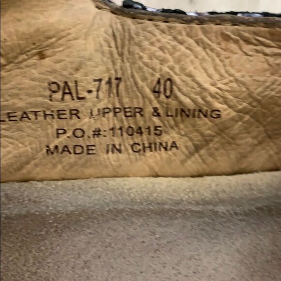 Alegria Paloma Pewter Embossed Flats Sz 40… - Picture 6 of 7